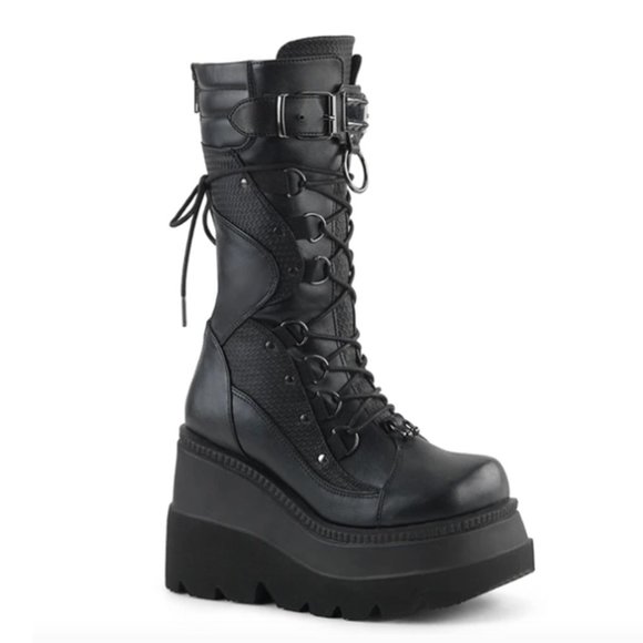 Demonia Shoes - Demonia SHAKER 70 Disruptive Behavior Platform Boots